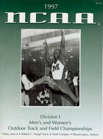11_1997 NCAA Track and Field Championships program (cover) Day 3