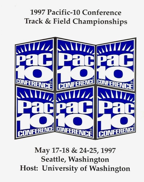 6_1997Pac-10 Track and Field Championships program (cover)