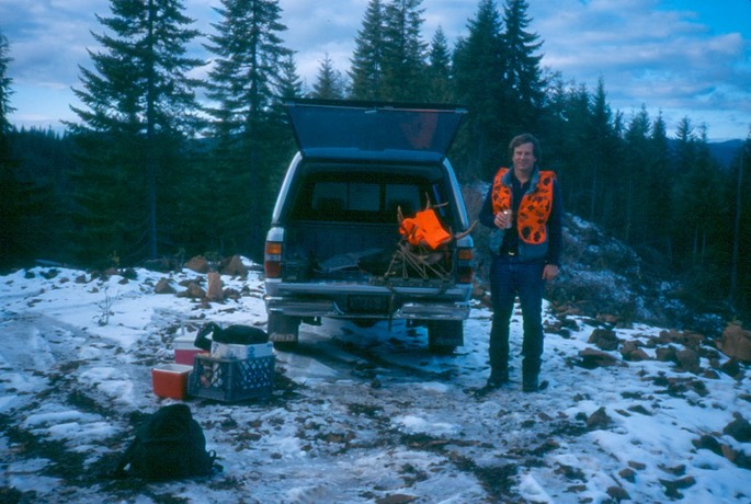 Wayne at landing between load carries